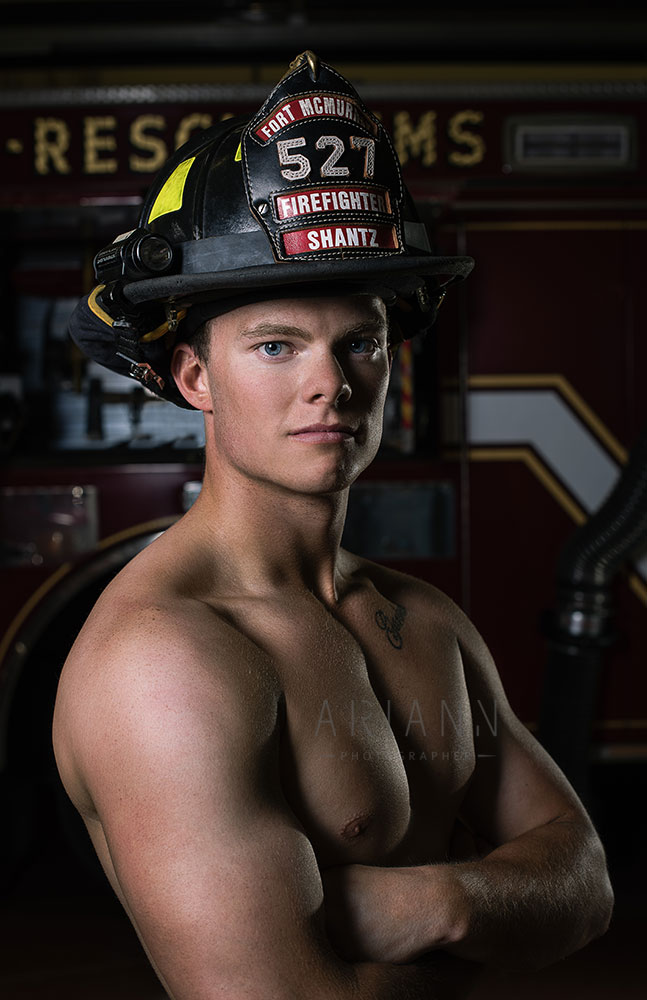 portrait de pompier